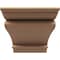 Ekena Millwork 8"W x 16"D x 8"H Wide Mayflower Rough Cedar Woodgrain TimberThane Corbel, Primed Tan CORUR08X16X08MAYRCPR - alternate 5